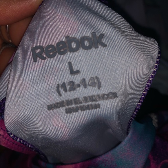multi colored reebok sports bra - Picture 3 of 3